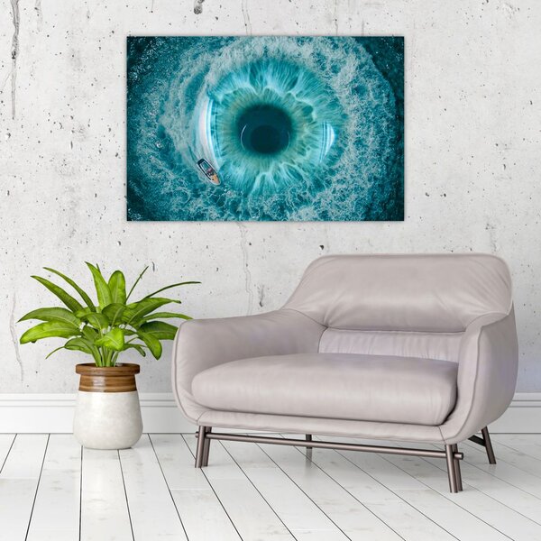 Slika mora s brodom (90x60 cm)