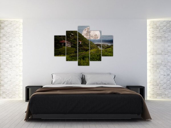 Slika krajolika s mjesecom (150x105 cm)