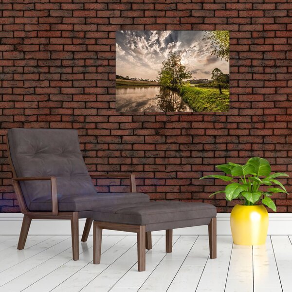 Slika prirode s zrakama (70x50 cm)