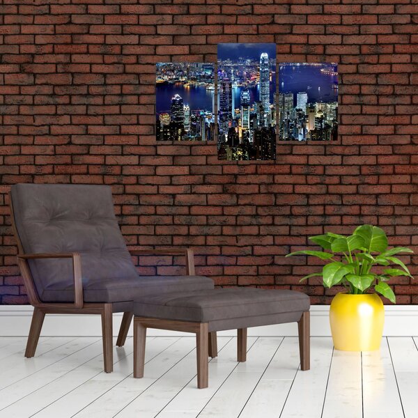 Slika noćnog grada (90x60 cm)