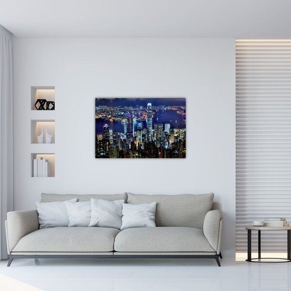 Slika noćnog grada (90x60 cm)