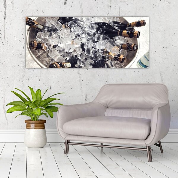 Slika - šampanjac u ledu (120x50 cm)