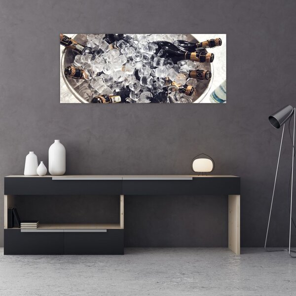 Slika - šampanjac u ledu (120x50 cm)