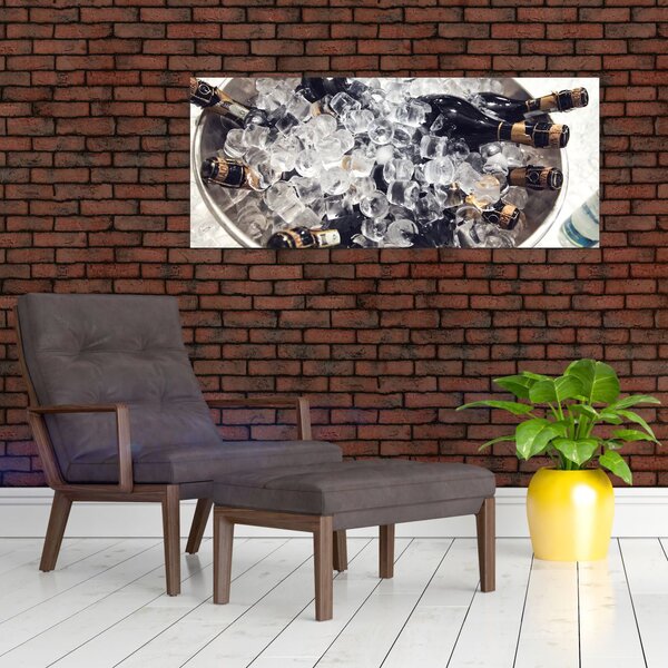 Slika - šampanjac u ledu (120x50 cm)