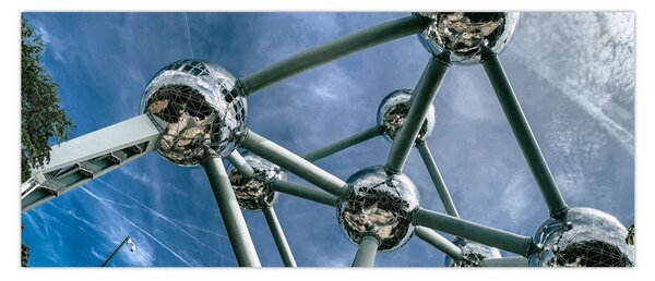Slika - Atomium u Bruxellesu (120x50 cm)