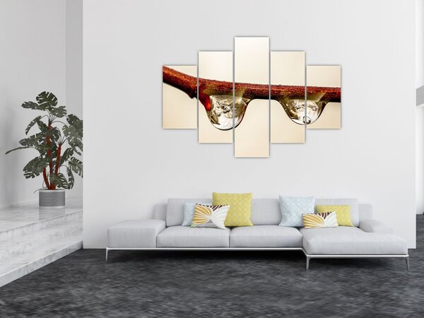 Slika kapljica na grani (150x105 cm)