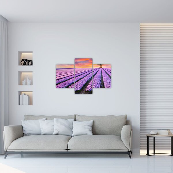 Slika - farma cvijeća (90x60 cm)