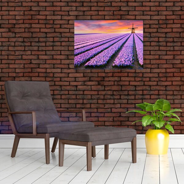 Slika - farma cvijeća (70x50 cm)