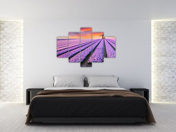 Slika - farma cvijeća (150x105 cm)