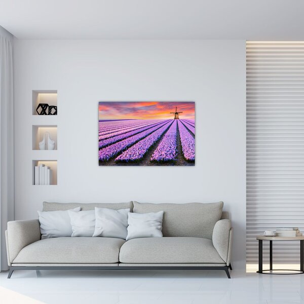 Slika - farma cvijeća (90x60 cm)