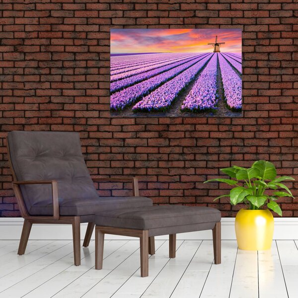 Slika - farma cvijeća (90x60 cm)