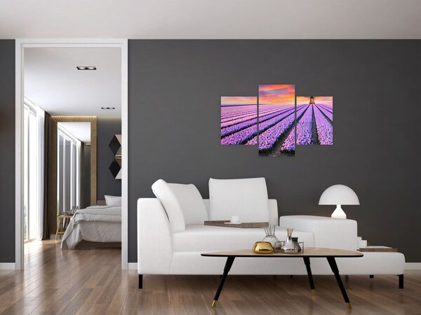 Slika - farma cvijeća (90x60 cm)
