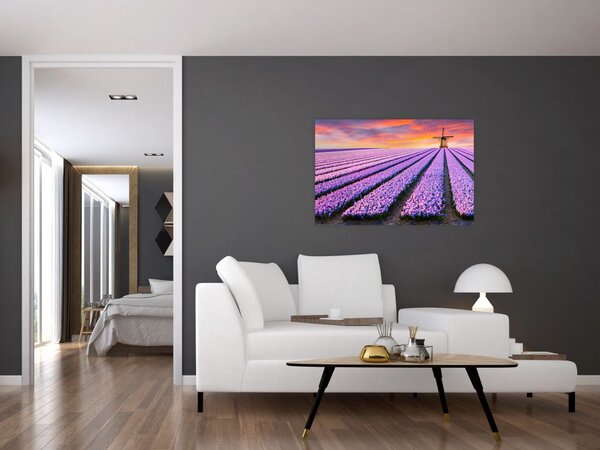 Slika - farma cvijeća (90x60 cm)