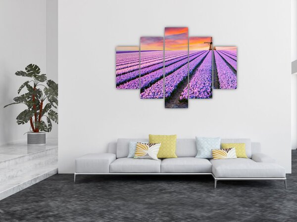 Slika - farma cvijeća (150x105 cm)
