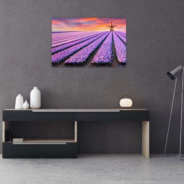 Slika - farma cvijeća (90x60 cm)