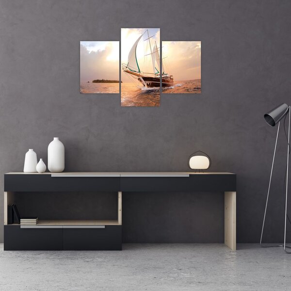 Slika jahte (90x60 cm)