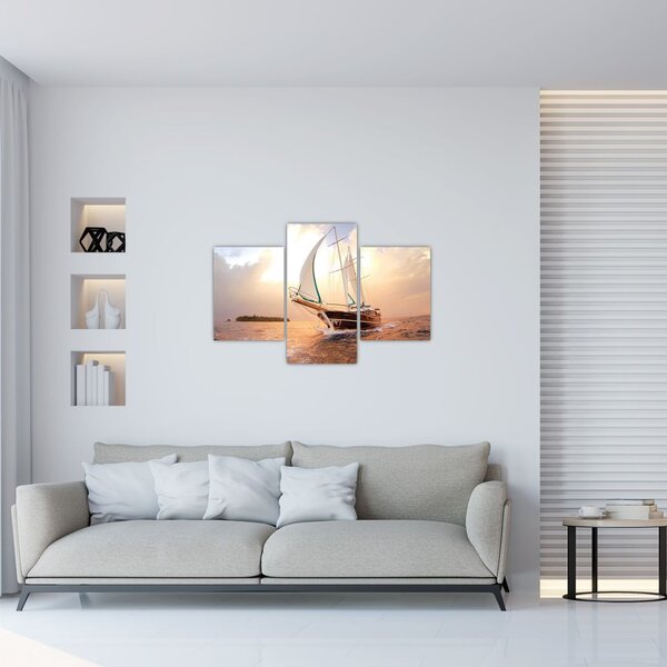 Slika jahte (90x60 cm)