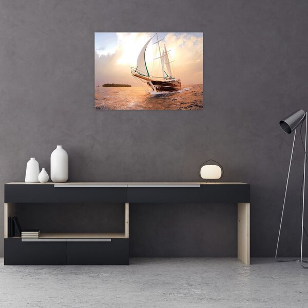Slika jahte (70x50 cm)