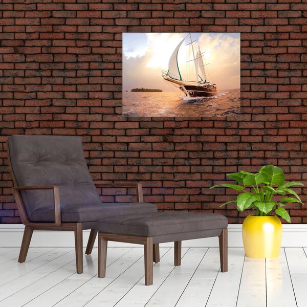 Slika jahte (70x50 cm)