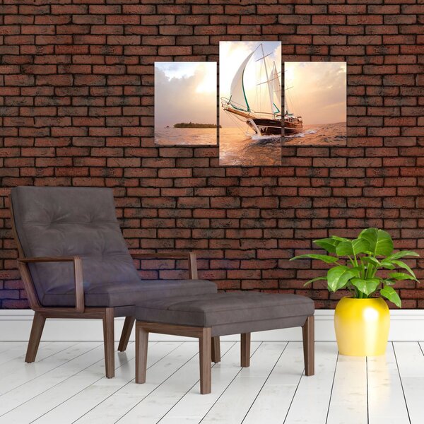 Slika jahte (90x60 cm)