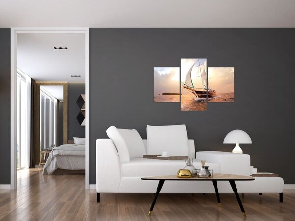 Slika jahte (90x60 cm)
