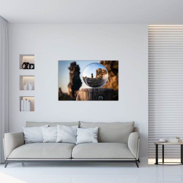 Slika povećala i krajolika (90x60 cm)