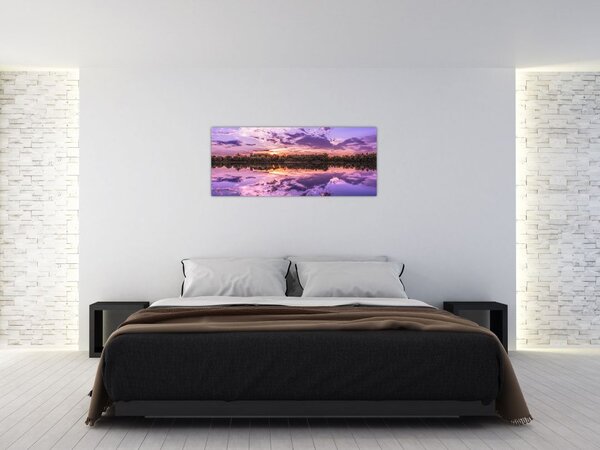 Slika ljubičastog neba (120x50 cm)