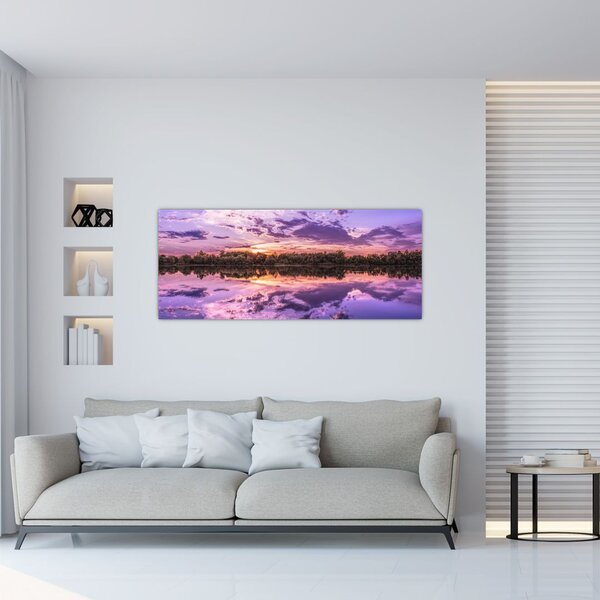 Slika ljubičastog neba (120x50 cm)