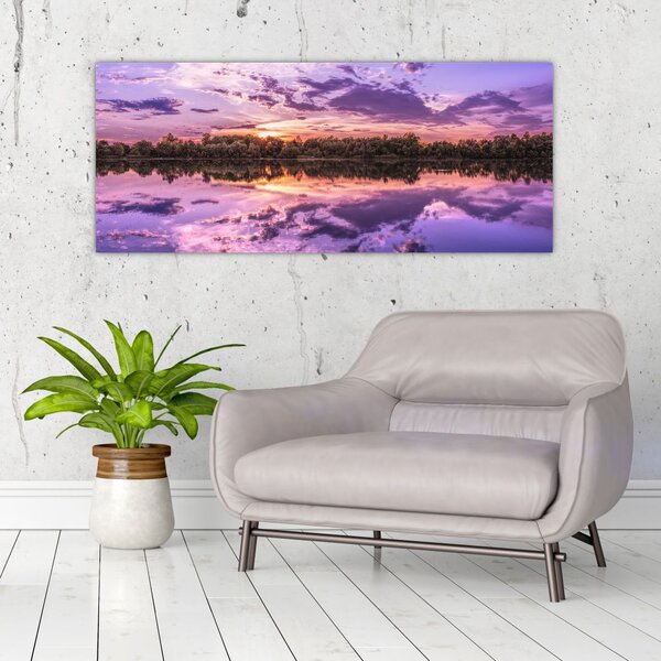 Slika ljubičastog neba (120x50 cm)