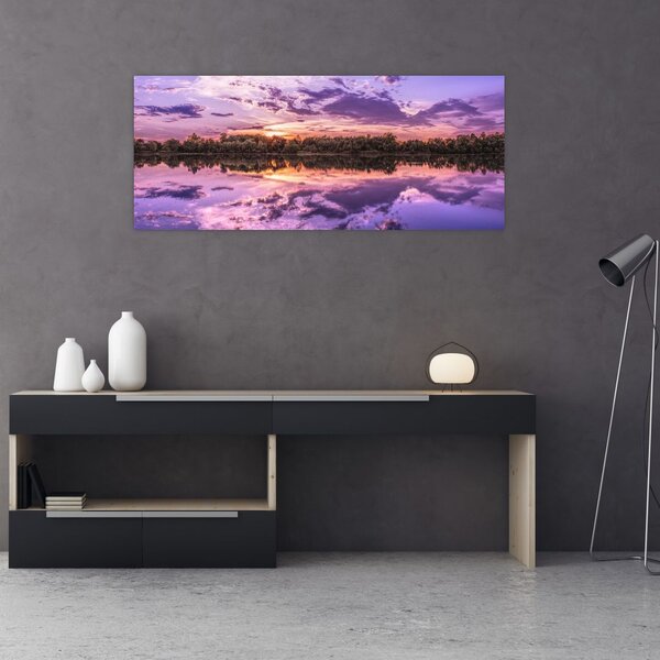 Slika ljubičastog neba (120x50 cm)