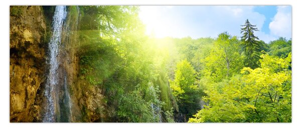 Slika - slapovi u prašumi (120x50 cm)