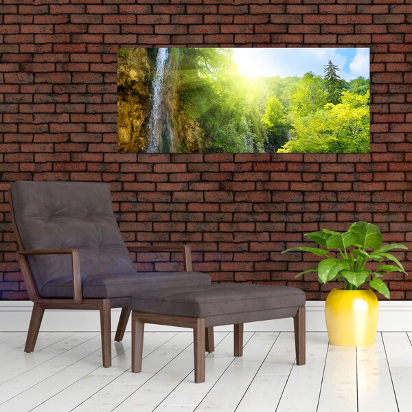 Slika - slapovi u prašumi (120x50 cm)