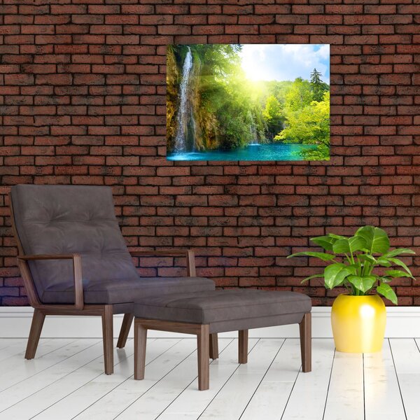 Slika - slapovi u prašumi (70x50 cm)