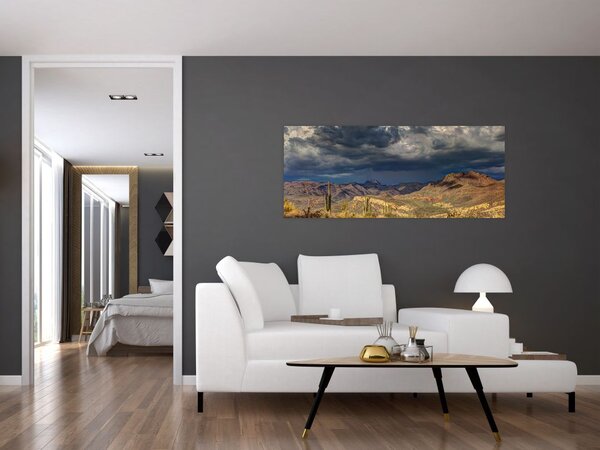 Slika - kaktusi u prirodi (120x50 cm)