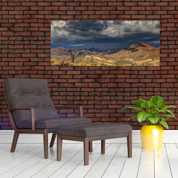 Slika - kaktusi u prirodi (120x50 cm)