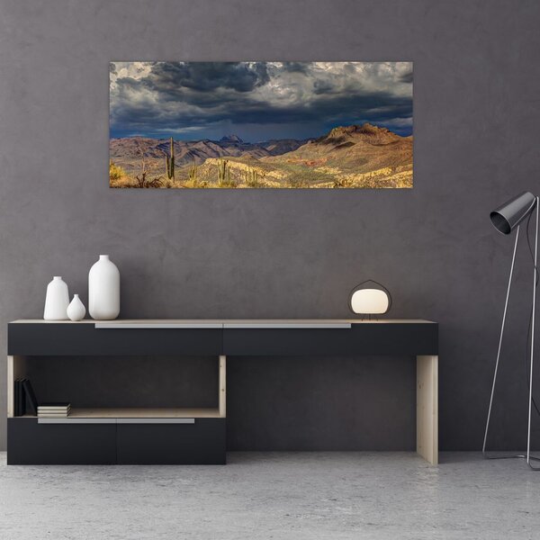 Slika - kaktusi u prirodi (120x50 cm)
