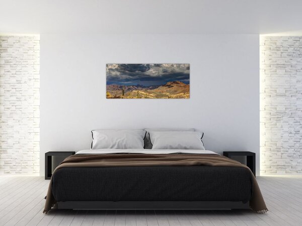 Slika - kaktusi u prirodi (120x50 cm)