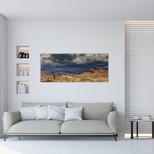 Slika - kaktusi u prirodi (120x50 cm)