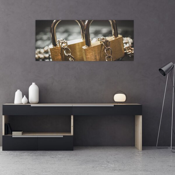 Slika dvije brave (120x50 cm)