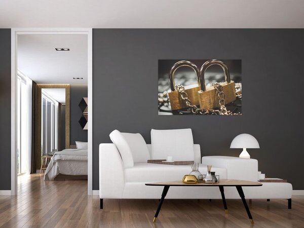 Slika dvije brave (90x60 cm)