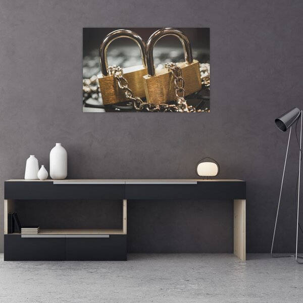 Slika dvije brave (90x60 cm)