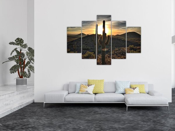 Slika - kaktusi na suncu (150x105 cm)