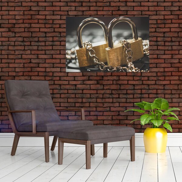Slika dvije brave (90x60 cm)