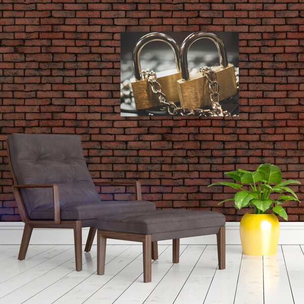 Slika dvije brave (70x50 cm)
