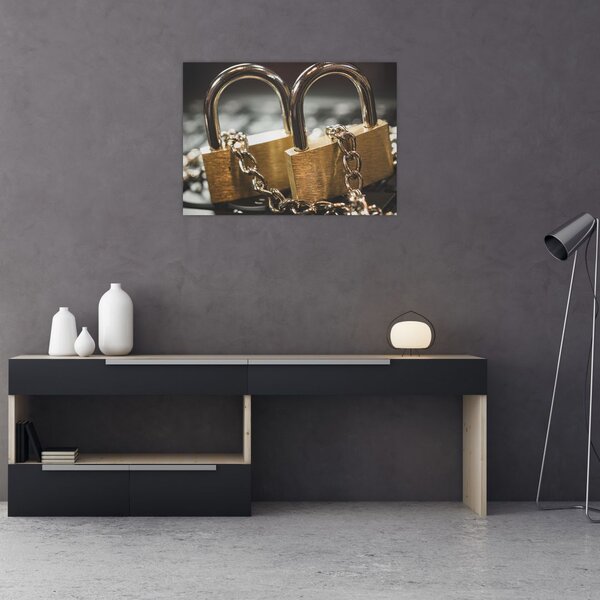 Slika dvije brave (70x50 cm)