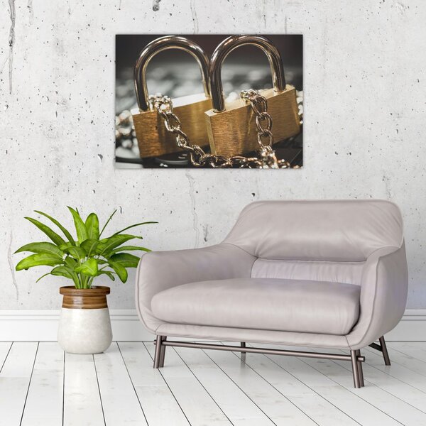 Slika dvije brave (70x50 cm)