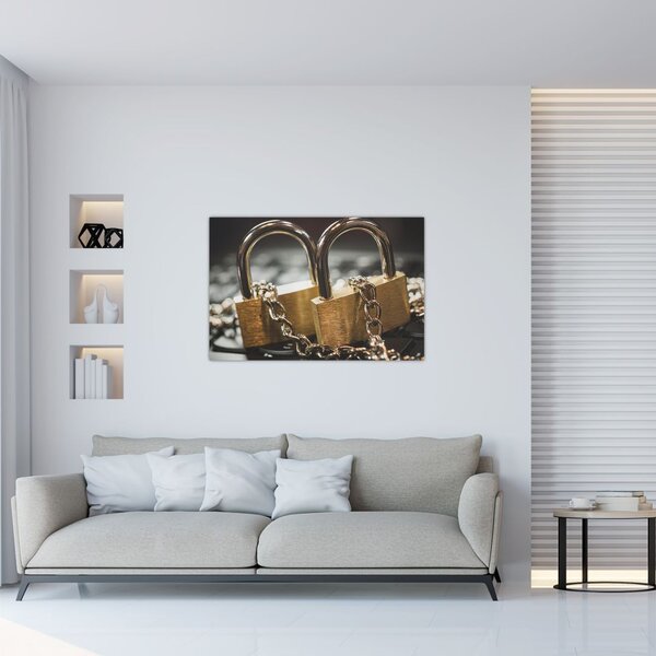 Slika dvije brave (90x60 cm)