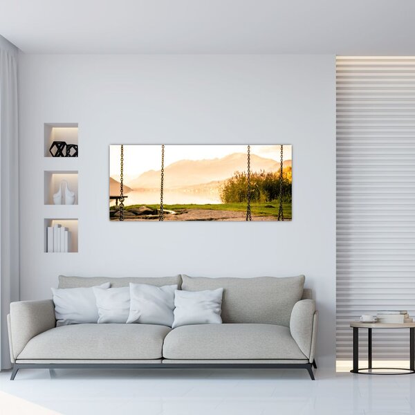 Slika ljuljačke u prirodi (120x50 cm)