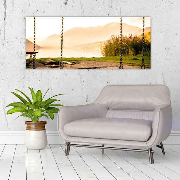 Slika ljuljačke u prirodi (120x50 cm)