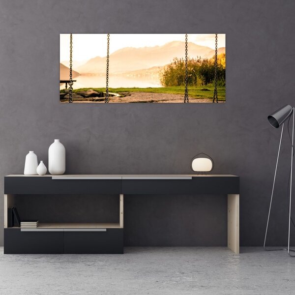 Slika ljuljačke u prirodi (120x50 cm)